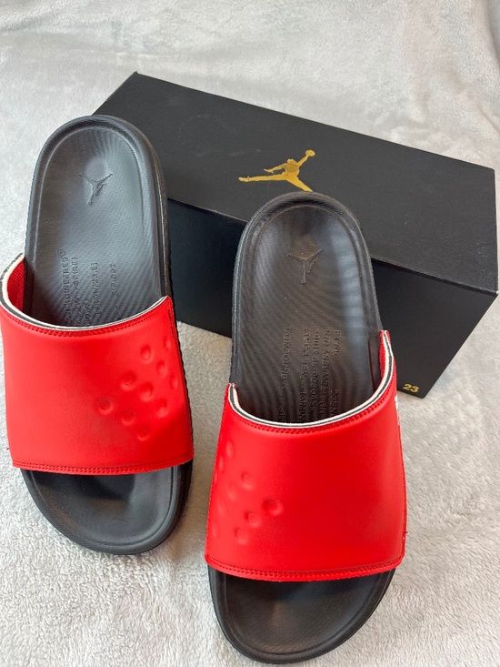Jordan Jumpman Play Slide University Red/Black-White sz 13 NIB Flip Flops Sandal main image 6